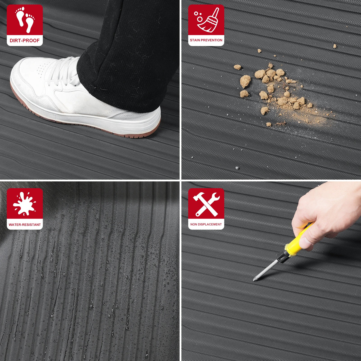Smabee for BYD Atto 8/Sealion 8 2025 2026 7seat Car Cargo Liner Trunk Backrest Pad TPE Waterproof All Weather Accessories Vue