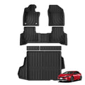 Smabee for Toyota Prius 5th Gen XW60 60 Series 2023-2026 (not fit Prime) Car Floor Mats Trunk Pad TPE 3D Foot Mat Accessories Vue LHD 6PCS