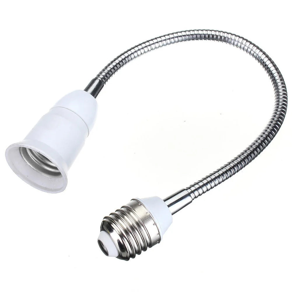 E27 to E27 Flexible Socket Adapter – LED, CFL, Halogen Bulb Socket Adapter Vue