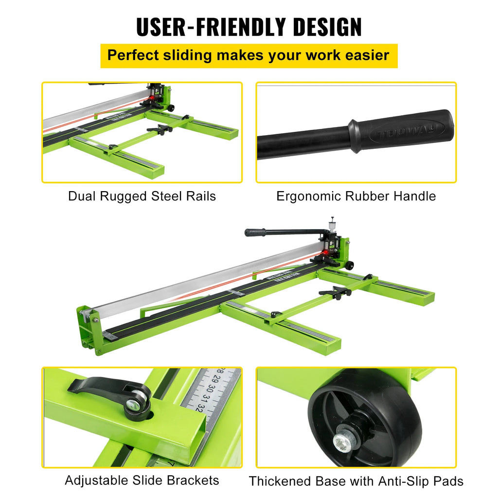SucceBuy Manual Tile Cutter Infrared Laser Positioning Floor Push Knife Professional Hand Tool for Cutting Porcelain Ceramic Vue