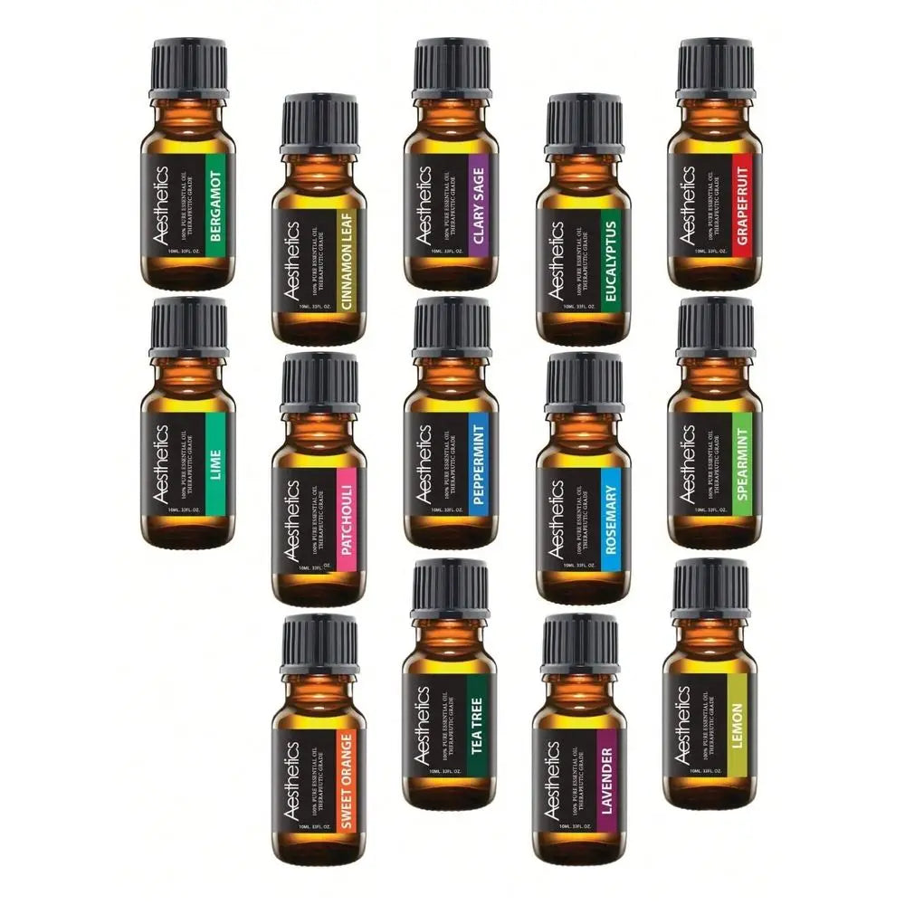 100 Pure TherapeuticGrade Essential Oils Set Natural Aromatherapy 33 FL.OZ Vue