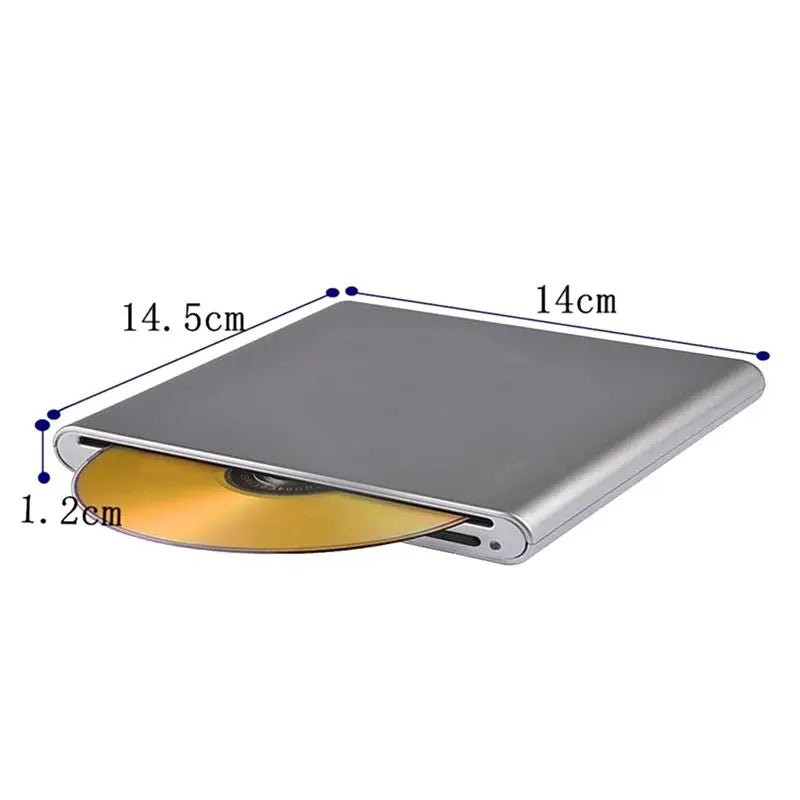 Hot-External Blu-Ray DVD Drive USB 3.0 Blu-Ray CD DVD Player Reader For Windows XP/7/8/10 Black Vue