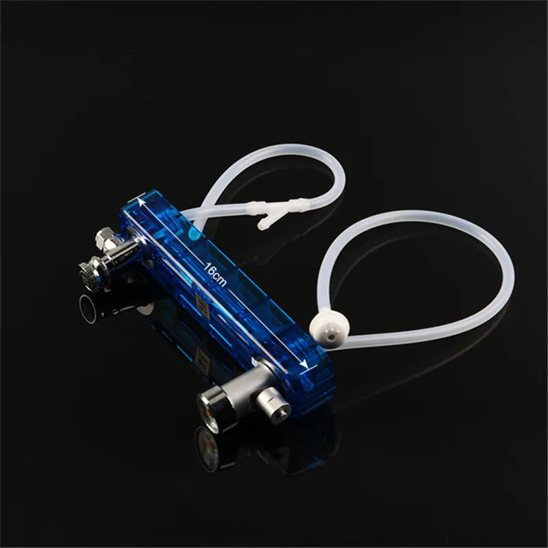 Aquarium DIY CO2 System Generator Kit Co2 Diffuser with Pressure Gauge and Tube Nano Plants Plant Tank CO2 Diffuser Generator Vue