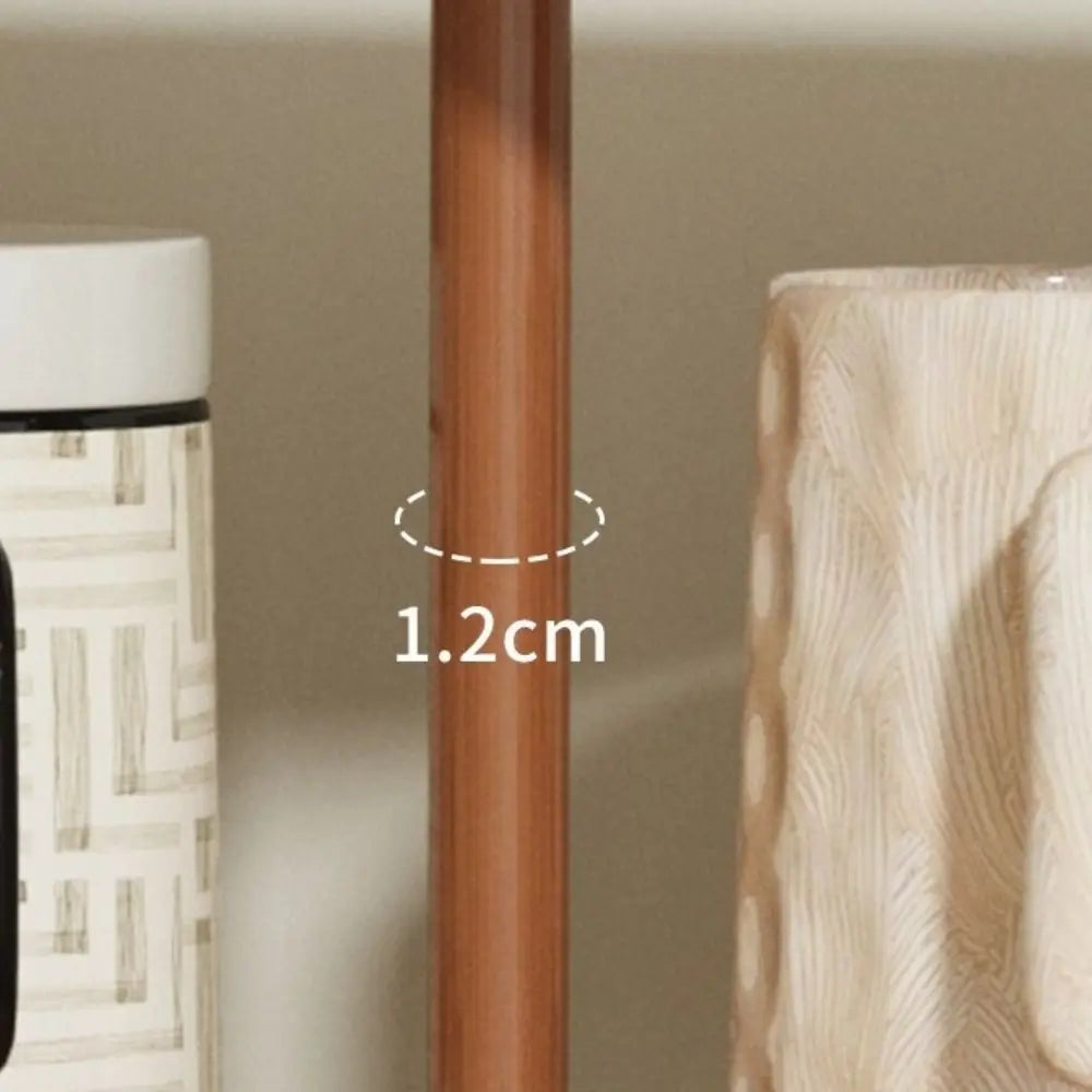 Large Capacity 9 Grids Cup Holder Decorative Space Saving Water Cup Display Rack Bamboo Multi-layer Cup Holder for Living Room Vue