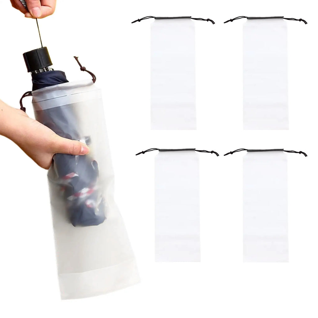 33x13cm PVC Drawstring Wet Umbrella Bags Foldable 5/10PCS Waterproof Organizer for Travel Vehicle Outdoor Umbrella Storage Bag Vue