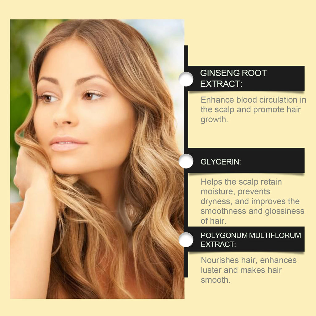 Ginseng shampoo cleans the scalp, moisturizes, moisturizes, softens hair, improves hair quality, Ginseng shampoo Vue