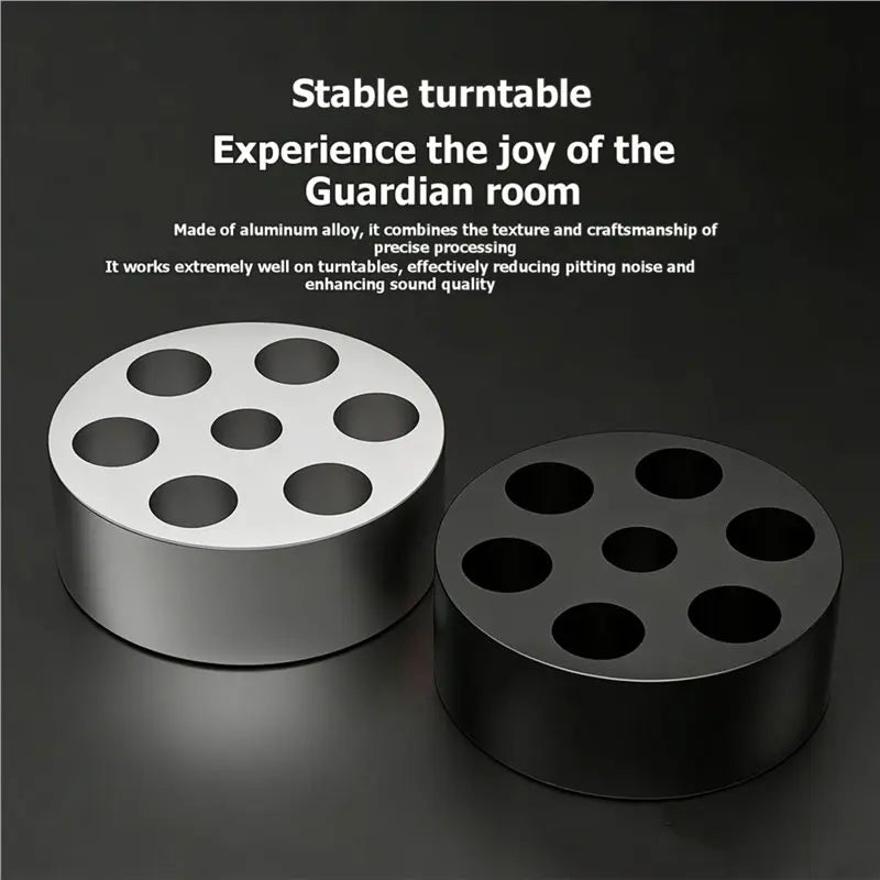 Hot-Record Weight Audio Vinyl Turntable LP Record Clamp Record Disc Metal Stabilizer Weight Accessory Vue