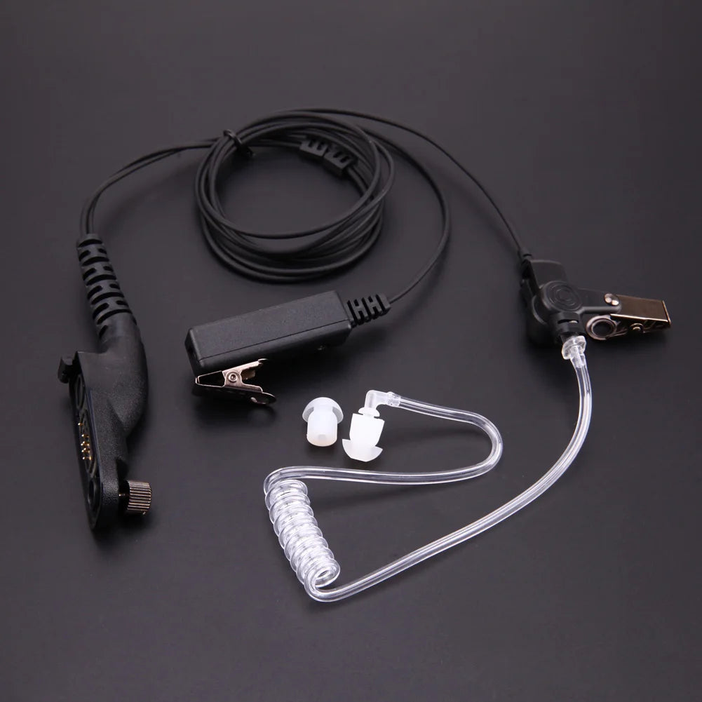 In Ear Stereo Air Tube Anti-Radiation Headset Radiation Proof Earphone Motorcycle Helmet Headset Speakers Supplies Vue