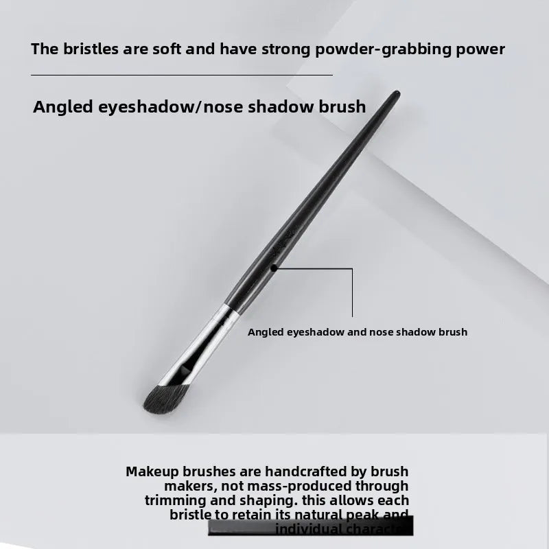 2pcs Angled Eyeshadow Brush Sickle Nose Contour Brush Blending Brush Partial Highlighter Brush Soft Makeup Beauty Tool Vue