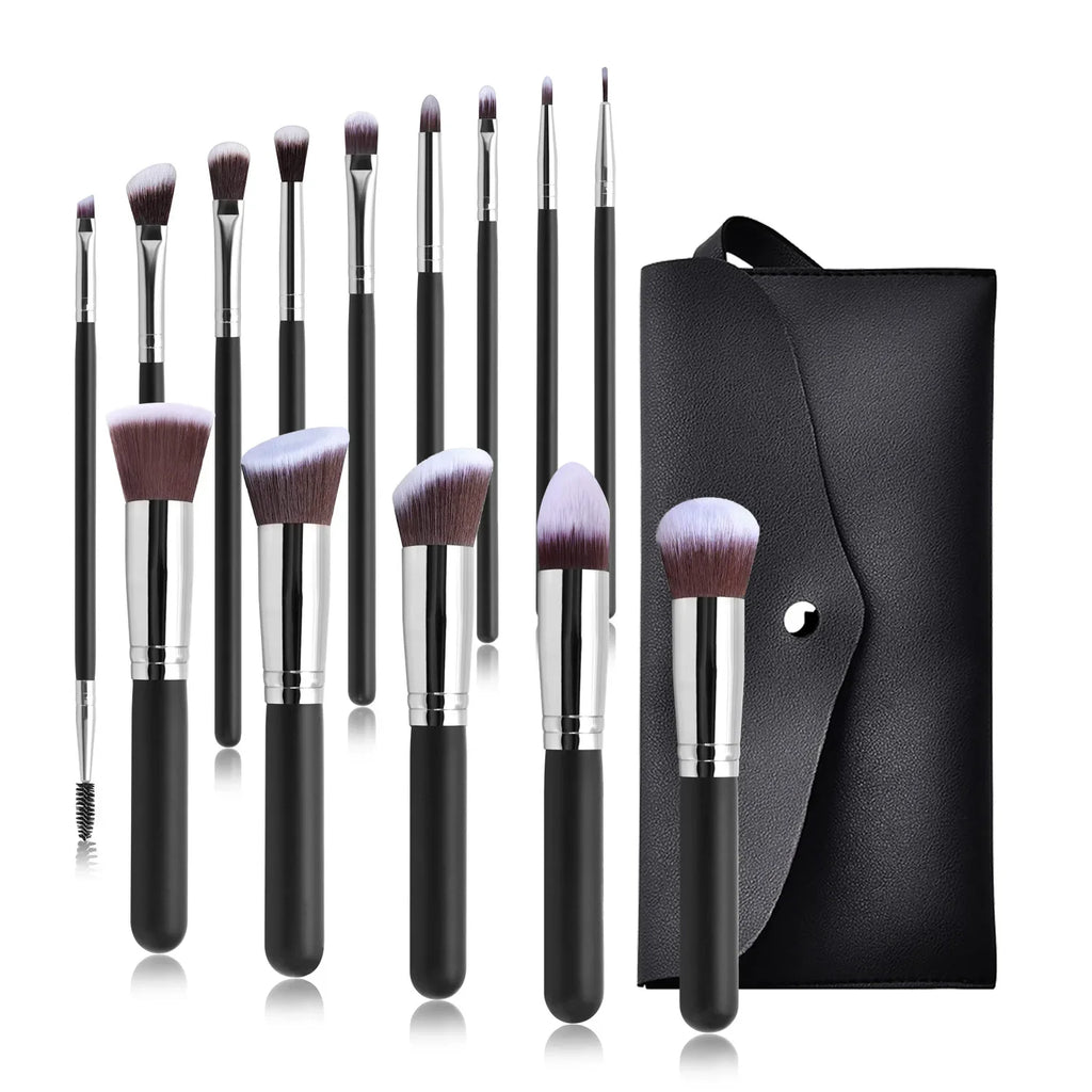 Makeup Brushes Set 14/16pcs Professional Cosmetic Eyebrow Face Kabuki Blending Make Up Brush Foundation Powder Blush Beauty Tool Vue