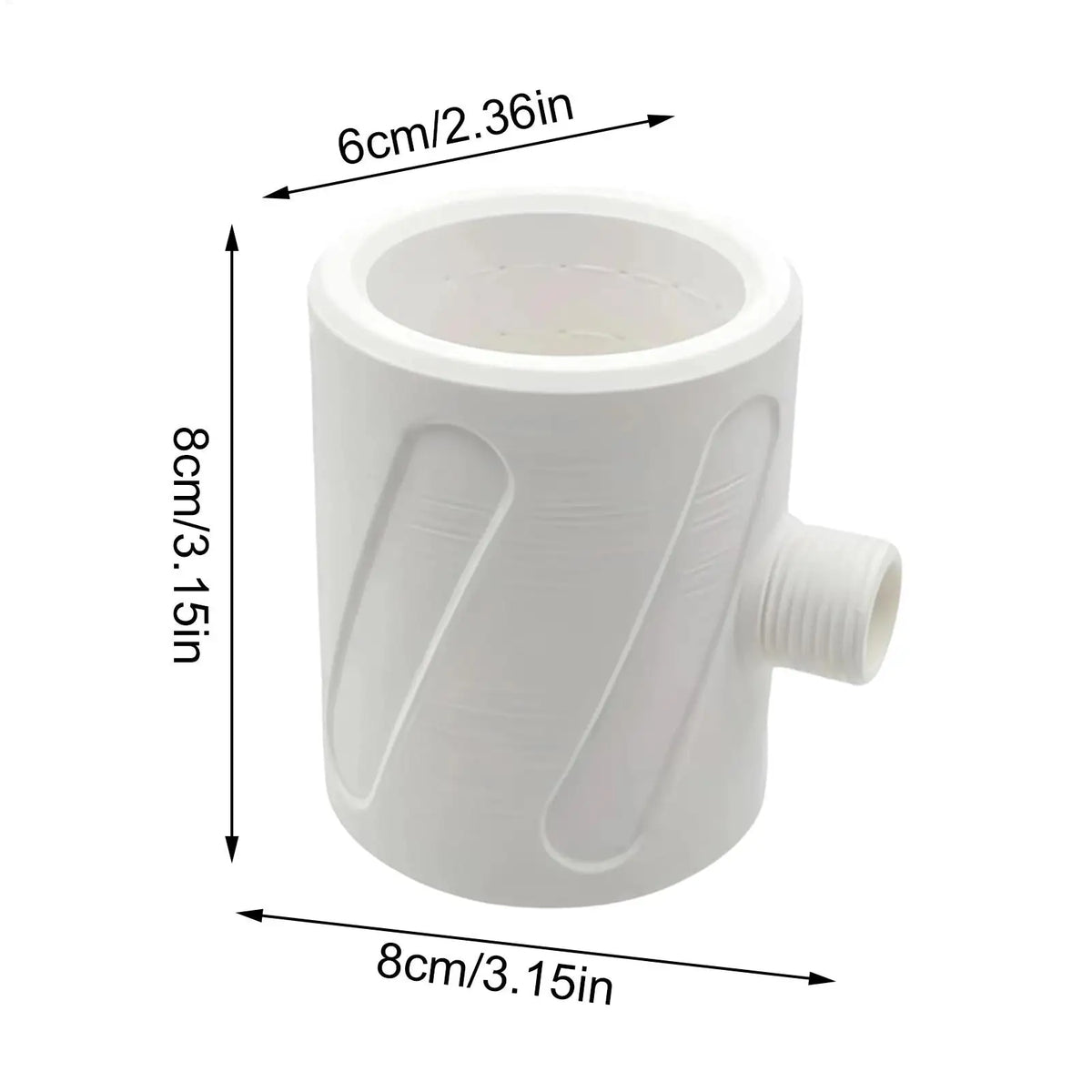 6x8cm High Pressure Handheld Shower Head For Men Coarse Hole Water Outlet Simple Installation Bathroom Showerhead For Home Dorm Vue