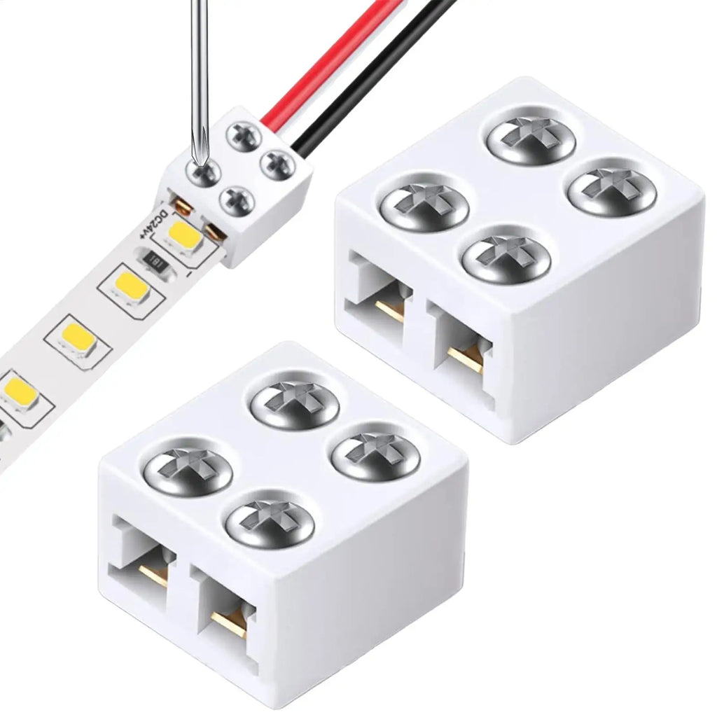 8mm LED Light Strip Connectors Sturdy LED Connector User-Friendly LED Connecting Versatile LED Strip Light Connectors Vue