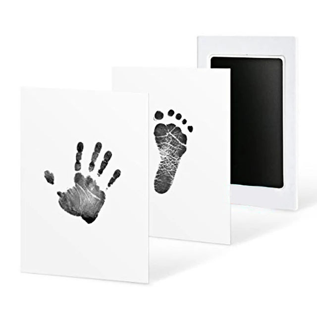 vvocci For Newborn Ink Footprint Infant Toy Souvenirs Baby footprint set Safe Non-Toxic Handprint Paw Print Infant NoTouch Skin Vue A94 Black