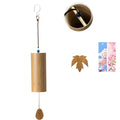 Ancient Style Handmade Bamboo Wind Chimes Antique Simple Musical Windchime Hand Cranked Blessing Bell Balcony Vue D Major
