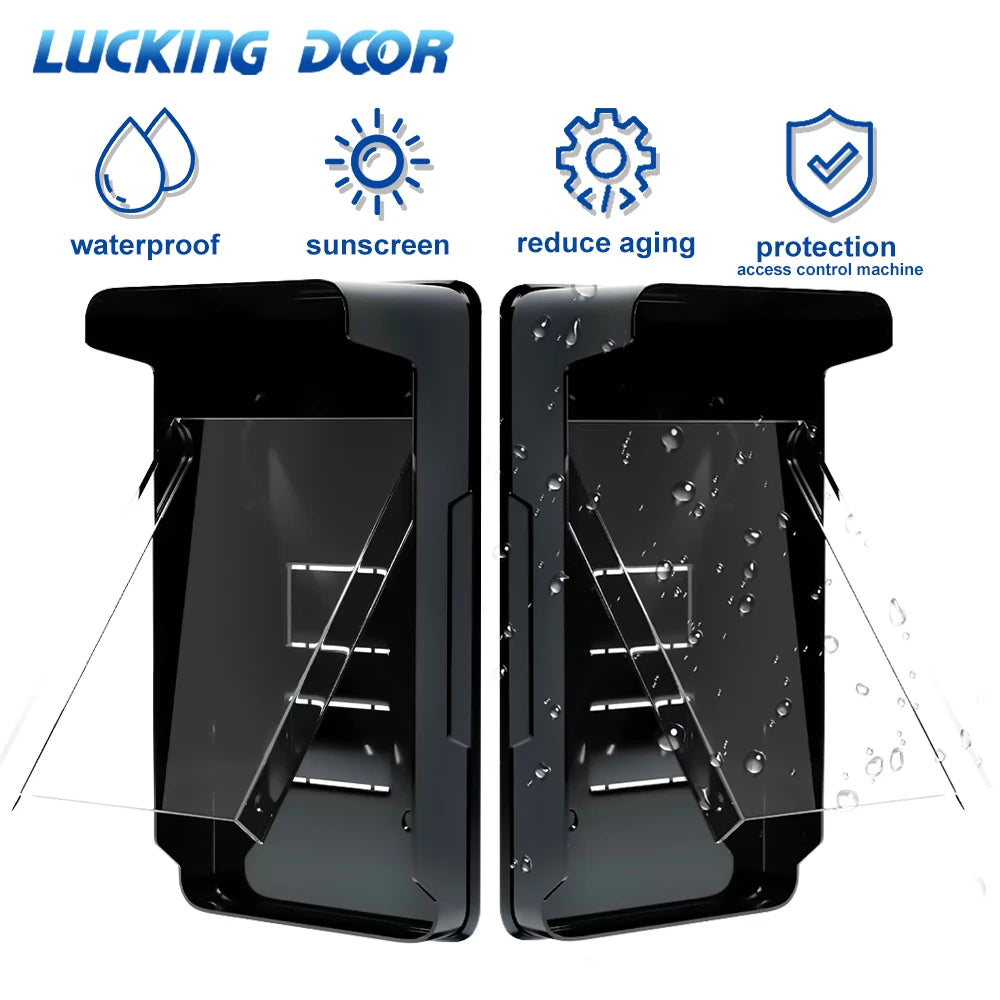 Rainproof Cover for Access Control Keypad Waterproof Case Rain Protection Protector Doorbell Card Reader Sunshade Sun Shell Vue Default Title