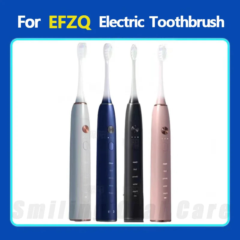 Replace Heads For EFZQ E10/F10/Z10/Z10S Electric Toothbrush Kids Adurt DuPont Bristles Vacuum E10C/E10S/Z10-2 Replace Nozzles Vue