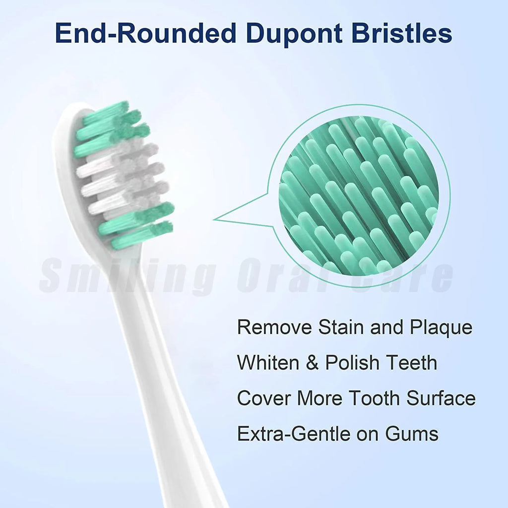 Electric Toothbrush Heads For Aquasonic Black Series/Series Pro/ Vibe Series Electric Toothbrush Unisex Replacement Nozzle Vue