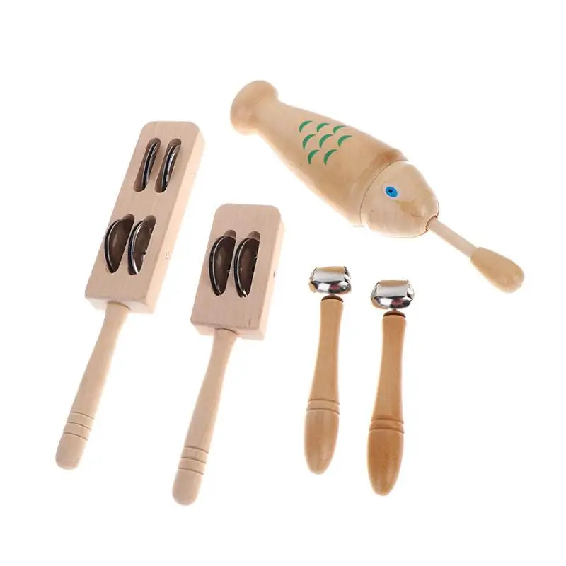 Durable Wooden Musical Instruments for Toddlers Baby Sound and Skill Exploration Set Vue