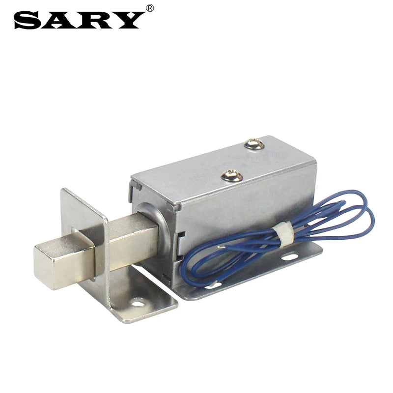 DC12V electromagnetic lock extended latch electric lock small drawer cabinet door lock Vue