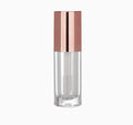 Wholesale Lip Gloss Tube Packaging 6ml With Wand Liquid Lipstick Containers Empty Custom Name Pink Lipgloss Bottle 50pcs Vue rose gold