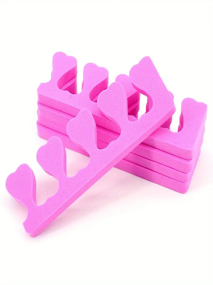 2/10/20/50/100PCS Pink Nail Art Toes Separators Fingers Foots Sponge Soft Gel UV Tools Polish Manicure Pedicure Vue