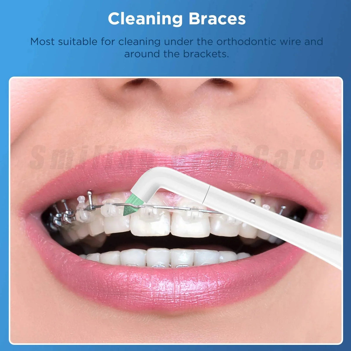 Replacement Toothbrush Heads for Lebooo 2/2S/2Pro/LBT-202512A/LBT-204532A/LBT-2045A series, for Cleaning Braces/Between Teeth Vue