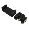 Hot Shoe Phone Mount Adapter for DSLR Camera Mobile Clip Holder Monitor Flexible Tripod Frame Vue black