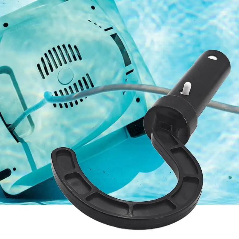 1pc Robotic Pool Cleaner Hook ABS General Swimming Pool Vacuum Robot Telescopic Pole Hook Accessories Vue