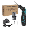 12V Lithium-Ion Electric Soldering Iron Adjustable Angle 0–90° Portable Constant-Temperature Solder Gun Welding Tools EU Plug Vue Set-EU Plug