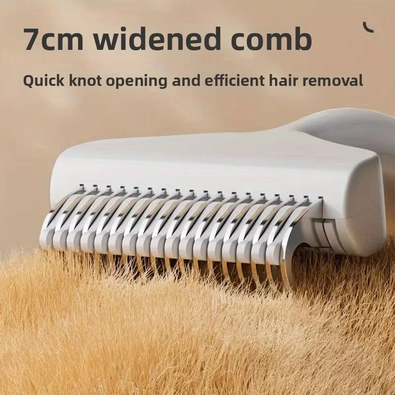 Stainless Steel Dog Hair Removal Brush Comb Pet Hair Remover Brush For Dogs Grooming Tools Pets Dematting Comb Dogs Accessories Vue
