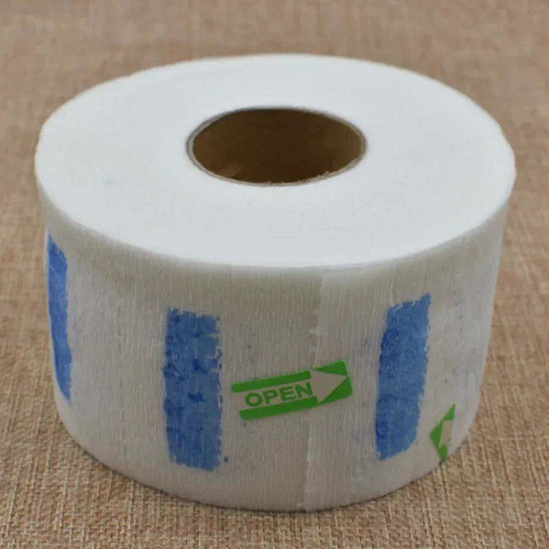 1 Roll/Pack Hair Cutting Accessory Neck Paper Adjustable Barber Dedicated Salon Hairdressing White Black Neck Strips Vue