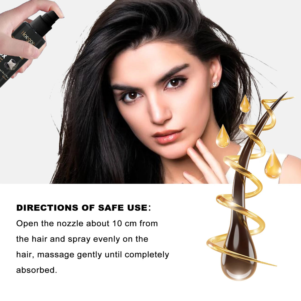 Hoegoa Rice Water Hair Thickening Spray: Deep Hair Nourishment, Anti-hair Loss, Strengthening, Hair Fixing & Scalp Care 100ml Vue