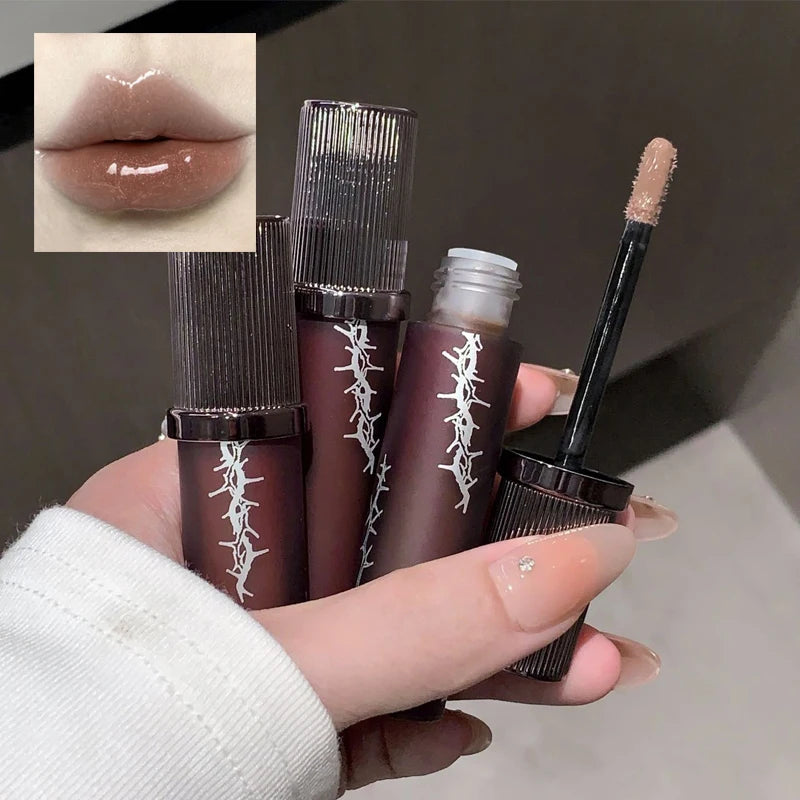 Kobeleen Diamond Shining Water Gloss Mirror Lip Gloss Lasting Moisturizing Easy To Color Do Not Stick To Daily Lipstick Cosmetic Vue