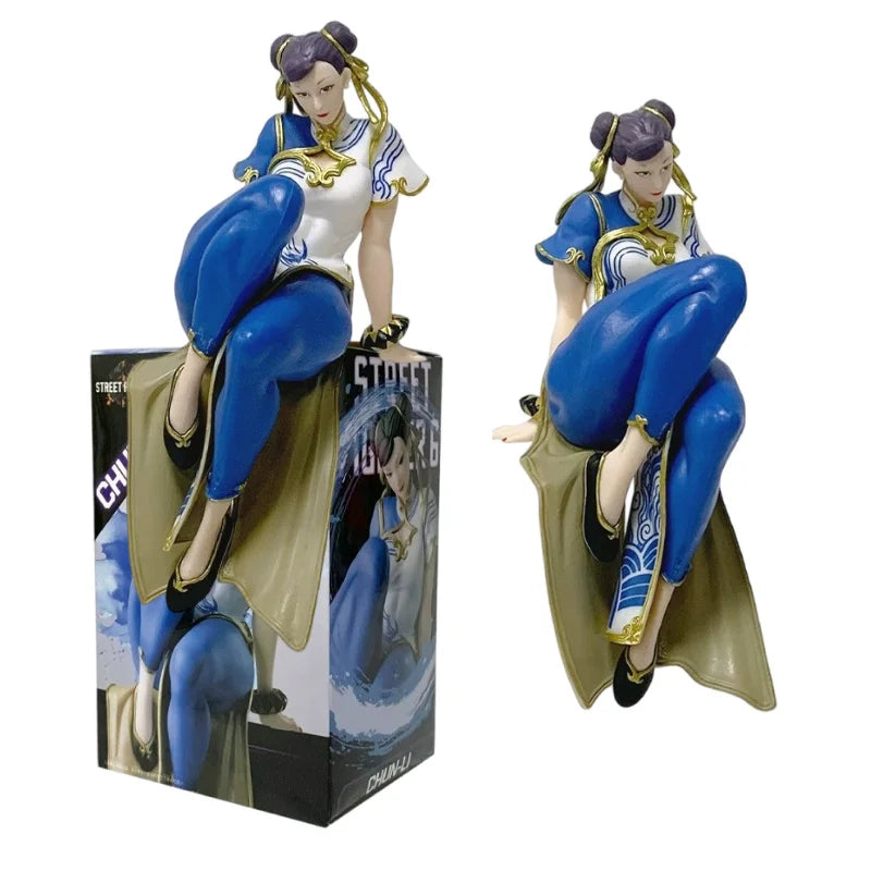 In Stock Game Street Fighter 6 PM Chokonose Figure 14CM Chun-Li 14cm Anime Collections Model Toy Figures Gift Vue