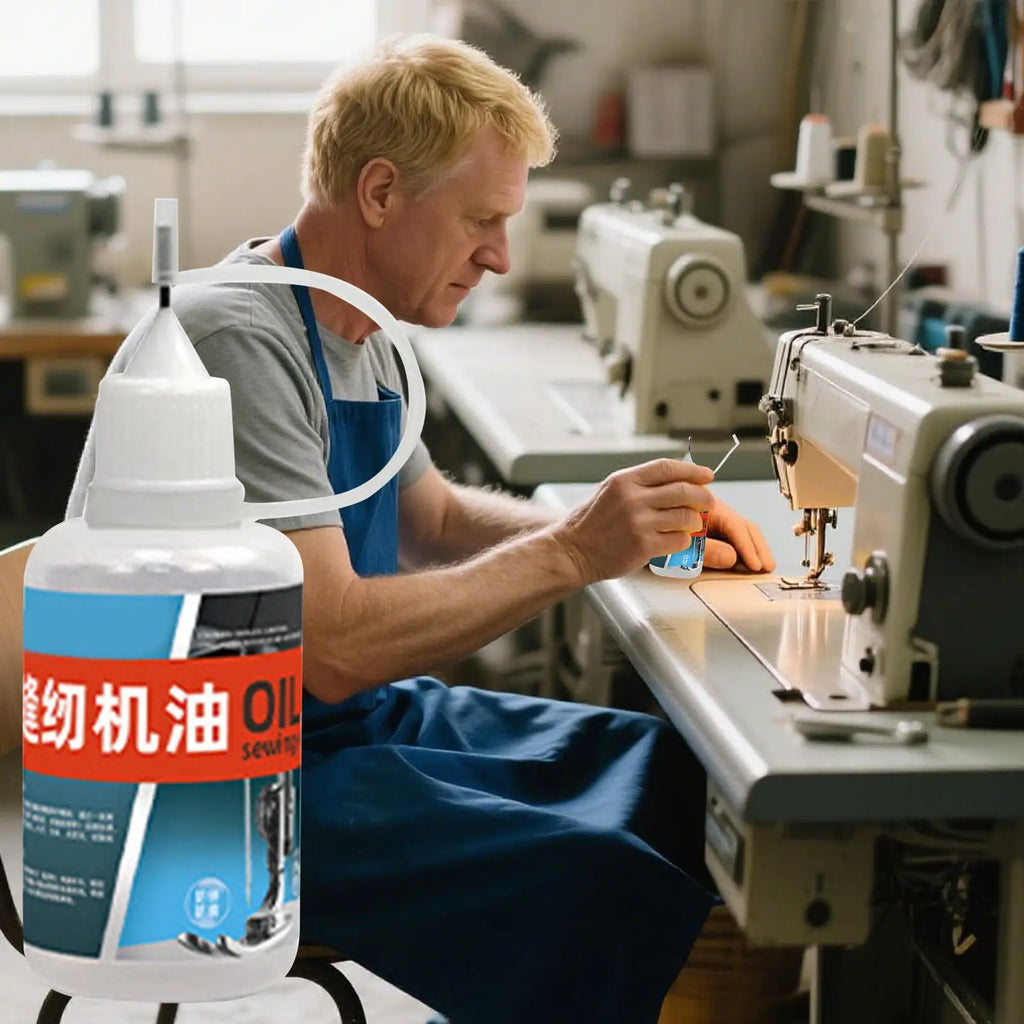 Long-Lasting Sewing Machine Lubricating Oil Gear Parts Lubricant for Household Sewing Garage Door Chain Commercial Locks Care Vue