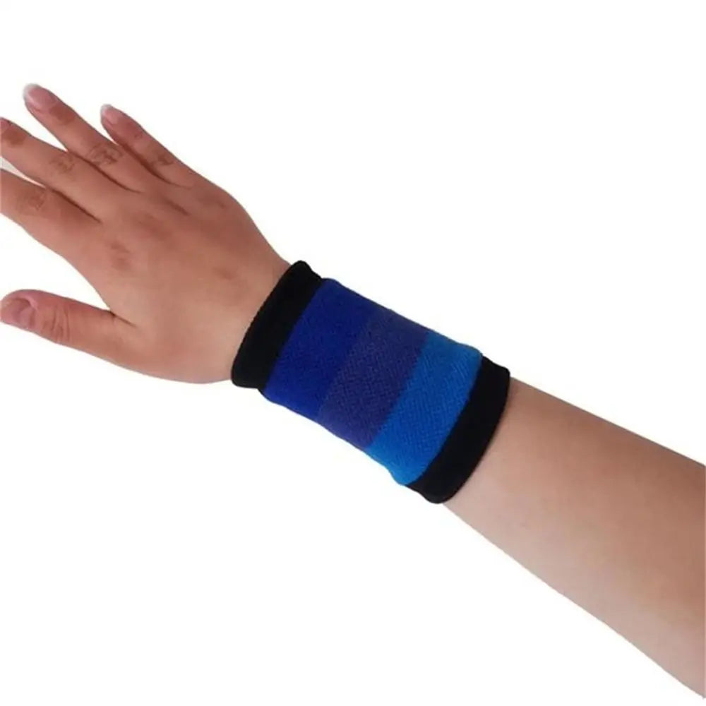 Basketball Volleyball Sweatband Running Fitness Wrist Guard Sport Hand Band Wrist Support Brace Wristbands Wrist Support Vue yellow