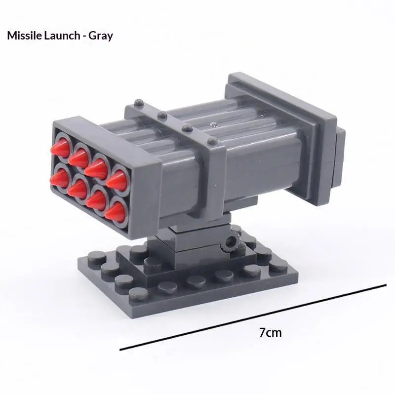 Tracking Missile Launch Launcher Brinquedos Figures Commando Building