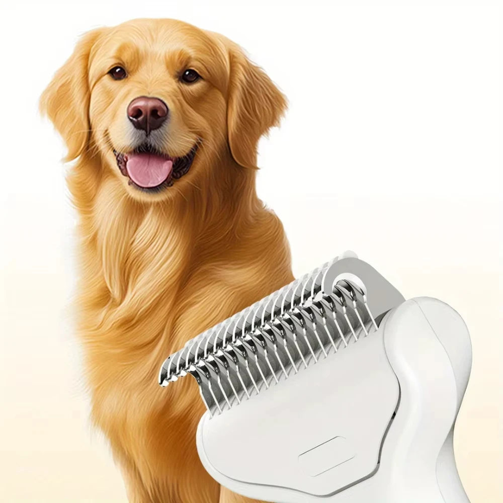 Stainless Steel Dog Hair Removal Brush Comb Pet Hair Remover Brush For Dogs Grooming Tools Pets Dematting Comb Dogs Accessories Vue