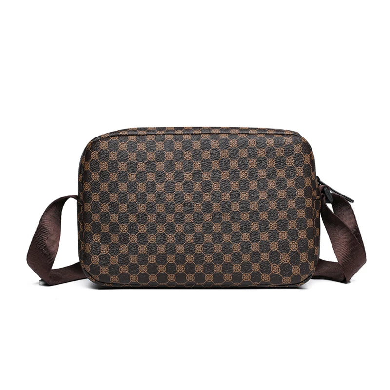 Stylish Patterned Men's Crossbody Bag Daily Outings Compact