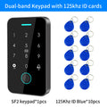 Rainproof support tuya app RFID 125K 13.56mhz NFC Fingerprint Bluetooth Gate Door Opener Work with WIFI Gateway Vue SF2EM-MF-W-ID key