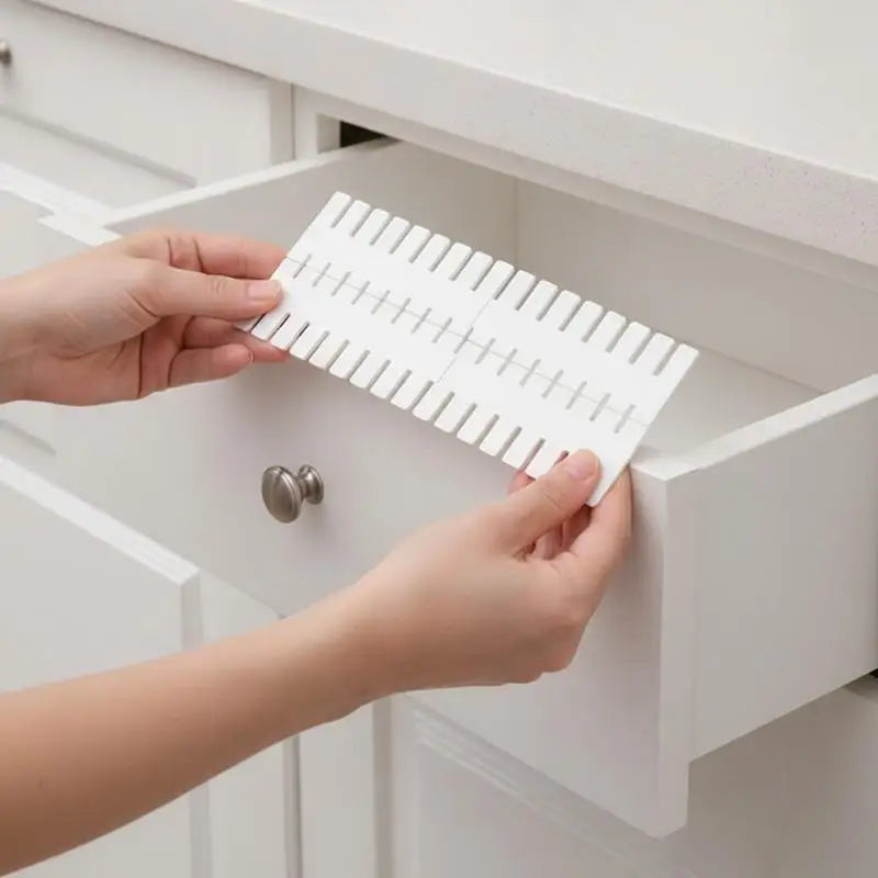 Adjustable Divider Board 4pcs Set Storage Cabinet Combination DIY Partition Home Closet Organization for Shelves Drawers Vue