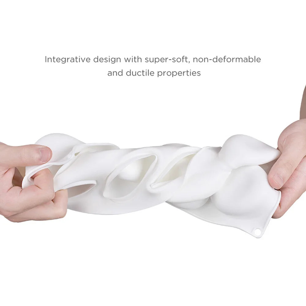 DIY Candle Chocolate Cheese Mousse Fandant Soap Mould Cake Mold Baking Tool Bakeware Vue