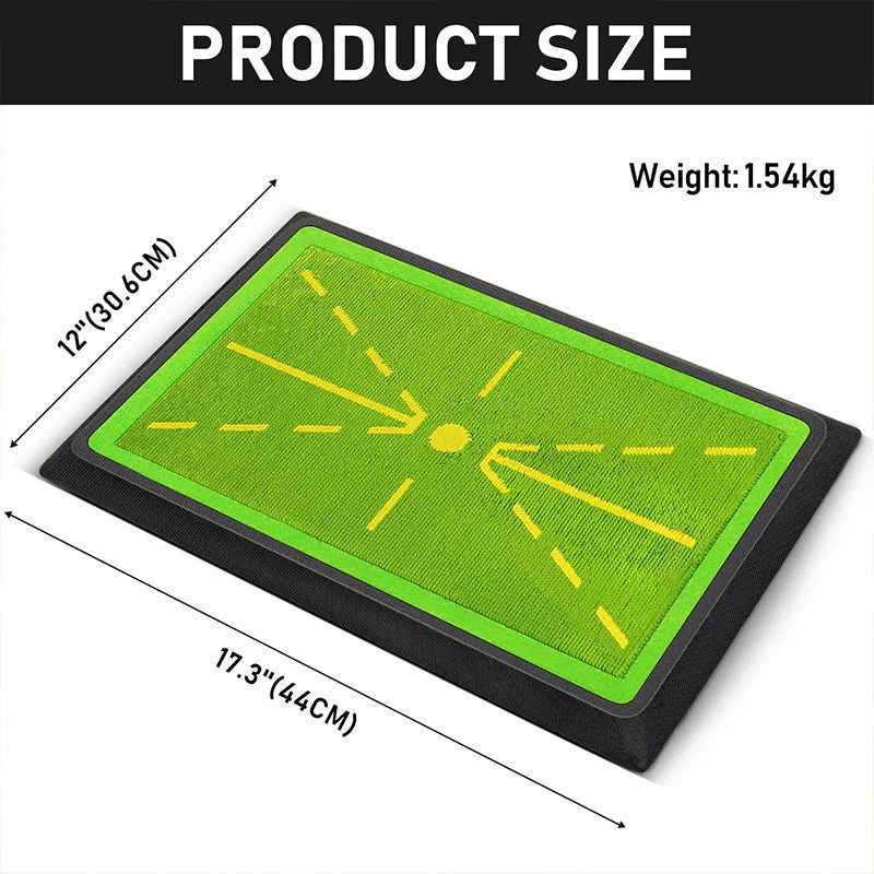 Golf Strike Mat Bead Display Track Beginner Training Trace Detection Pad Swing Exerciser Vue