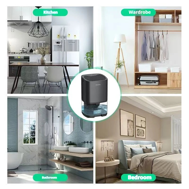 Homefish Portable Mute Air Dehumidifier Moisture Absorber Home