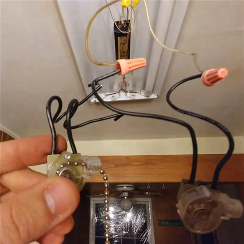ABKW-6Pack Ceiling Fan Light Switch ZE-109 Fan Switch Ceiling Pull Chain Switch Replacement (Brass) Vue Default Title