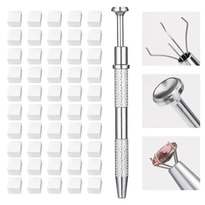 Nail Art Sponge Set With Grab Pen For Gradient Ombre Gel Polish 5pcs Manicure Tool Kit For Home Or Professional Use Vue