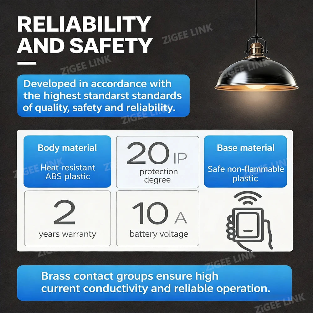 433MHz Smart Wireless Light Switch Relay Receiver Remote Control 1/2/3 Gang Wall Panel Interruptor for LED Lamp Home Lighting Vue