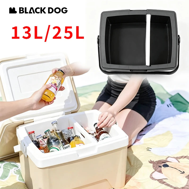 Naturehike Blackdog Camping Cooler Box 13L/25L Ice Chest Insulated Cooler Box Vue