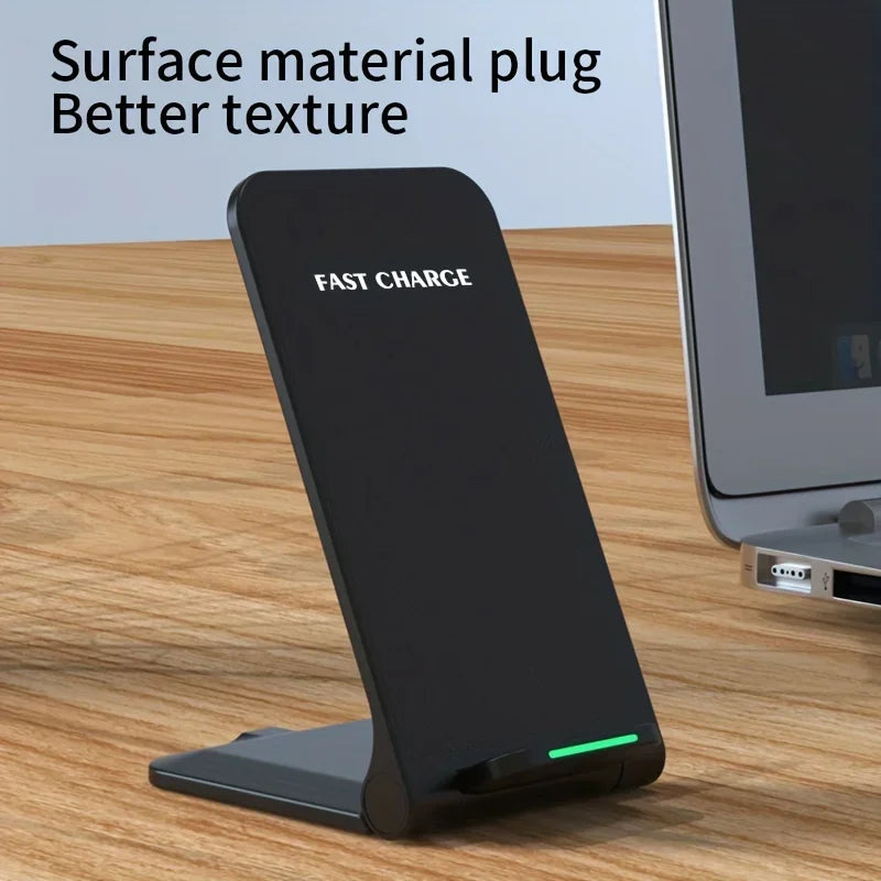 30W Fast Wireless Charger Stand Pad for iPhone 14 13 12 11 8 XR Samsung Galaxy S21 S20 Xiaomi Huawei Wireless Charging Station Vue