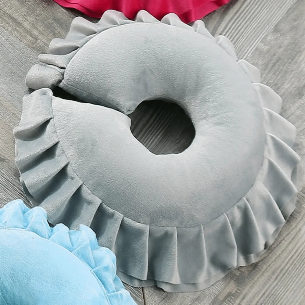 Comfortable Face Pillow Hole Design PP Cotton Massage Cushion Facial Support Soft Face Cradle Pillow Facial Treatments Vue